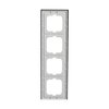 Abdeckrahmen 4-fach Glas Avocado - Busch-axcent® pur   