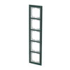 Abdeckrahmen 5-fach Glas Avocado - Busch-axcent® pur   
