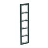 Abdeckrahmen 5-fach Glas Avocado - Busch-axcent® pur   