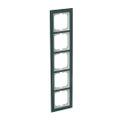 Abdeckrahmen 5-fach Glas Avocado - Busch-axcent® pur   