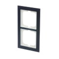 Abdeckrahmen 2-fach Glas Purpur - Busch-axcent® pur