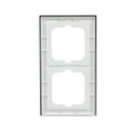 Abdeckrahmen 2-fach Glas Purpur - Busch-axcent® pur