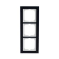 Abdeckrahmen 3-fach Glas Purpur - Busch-axcent® pur   