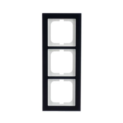 Abdeckrahmen 3-fach Glas Purpur - Busch-axcent® pur   