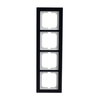 Abdeckrahmen 4-fach Glas Purpur - Busch-axcent® pur   