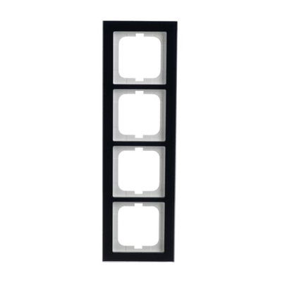 Abdeckrahmen 4-fach Glas Purpur - Busch-axcent® pur   