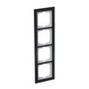 Abdeckrahmen 4-fach Glas Purpur - Busch-axcent® pur   