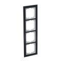 Abdeckrahmen 4-fach Glas Purpur - Busch-axcent® pur   