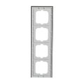 Abdeckrahmen 4-fach Glas Purpur - Busch-axcent® pur   