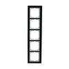 Abdeckrahmen 5-fach Glas Purpur - Busch-axcent® pur   