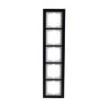Abdeckrahmen 5-fach Glas Purpur - Busch-axcent® pur