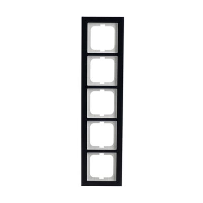 Abdeckrahmen 5-fach Glas Purpur - Busch-axcent® pur   