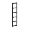 Abdeckrahmen 5-fach Glas Purpur - Busch-axcent® pur   