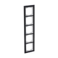 Abdeckrahmen 5-fach Glas Purpur - Busch-axcent® pur