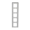 Abdeckrahmen 5-fach Glas Purpur - Busch-axcent® pur   