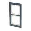 Abdeckrahmen 2-fach Glas Auster - Busch-axcent® pur   