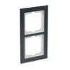 Abdeckrahmen 2-fach Glas Auster - Busch-axcent® pur   