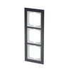 Abdeckrahmen 3-fach Glas Auster - Busch-axcent® pur   