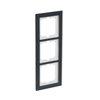 Abdeckrahmen 3-fach Glas Auster - Busch-axcent® pur   