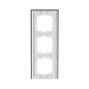 Abdeckrahmen 3-fach Glas Auster - Busch-axcent® pur   