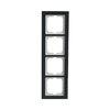 Abdeckrahmen 4-fach Glas Auster - Busch-axcent® pur   