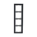 Abdeckrahmen 4-fach Glas Auster - Busch-axcent® pur