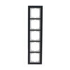 Abdeckrahmen 5-fach Glas Auster - Busch-axcent® pur   