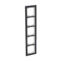 Abdeckrahmen 5-fach Glas Auster - Busch-axcent® pur   