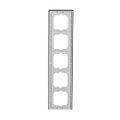 Abdeckrahmen 5-fach Glas Auster - Busch-axcent® pur   