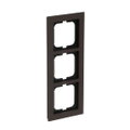 Abdeckrahmen 3-fach papierbraun - Busch-axcent® pur