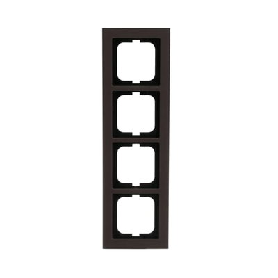 Abdeckrahmen 4-fach papierbraun - Busch-axcent® pur