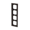 Abdeckrahmen 4-fach papierbraun - Busch-axcent® pur   
