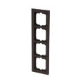 Abdeckrahmen 4-fach papierbraun - Busch-axcent® pur