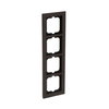Abdeckrahmen 4-fach papierbraun - Busch-axcent® pur   