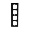 Abdeckrahmen 4-fach papierbraun - Busch-axcent® pur   