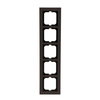 Abdeckrahmen 5-fach papierbraun - Busch-axcent® pur   