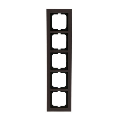 Abdeckrahmen 5-fach papierbraun - Busch-axcent® pur