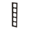 Abdeckrahmen 5-fach papierbraun - Busch-axcent® pur