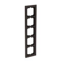 Abdeckrahmen 5-fach papierbraun - Busch-axcent® pur