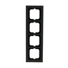 Abdeckrahmen 4-fach schiefergrau - Busch-axcent® pur   