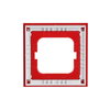 Abdeckrahmen 1-fach rot - Busch-axcent®   