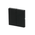 Wippe für Smart Switch 2-fach schwarz matt - Plattform 63