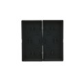Wippe für Smart Switch 2-fach schwarz matt - Plattform 63