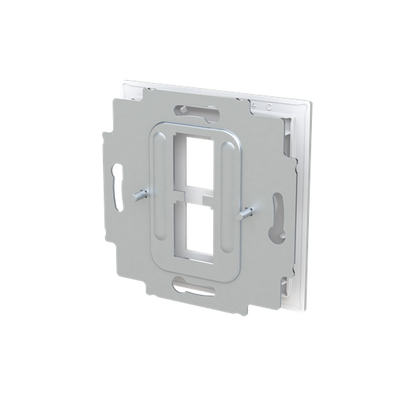 Zentralscheibe mit Tragring Modular-Jack 2-fach Busch-art linear®   