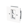 Zentralscheibe mit Tragring Modular-Jack 2-fach Busch-art linear®   