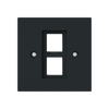 Zentralscheibe mit Tragring Modular-Jack 2-fach Busch-art linear®   