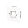 Zentralscheibe XLR-Einbaubuchse Serie D 1-fach weiß - Busch-art linear®   