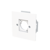 Zentralscheibe XLR-Einbaubuchse Serie D 1-fach weiß - Busch-art linear® linear®