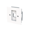 Zentralscheibe mit Tragring Modular-Jack 1-fach Busch-art linear®   