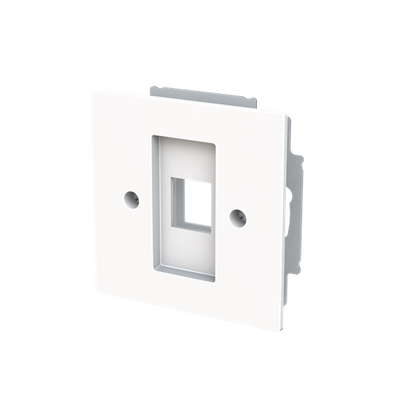 Zentralscheibe mit Tragring Modular-Jack 1-fach Busch-art linear®   